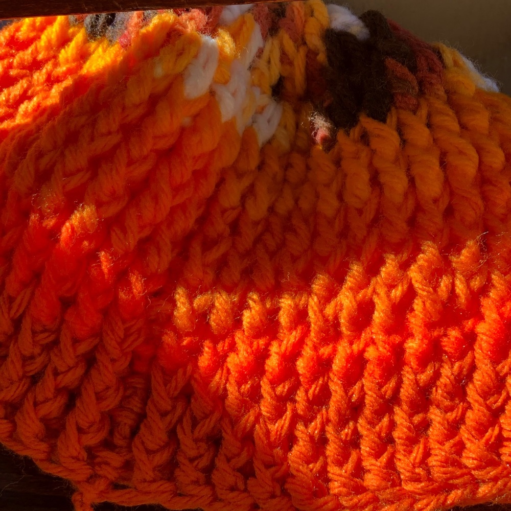 Hand knitted hat